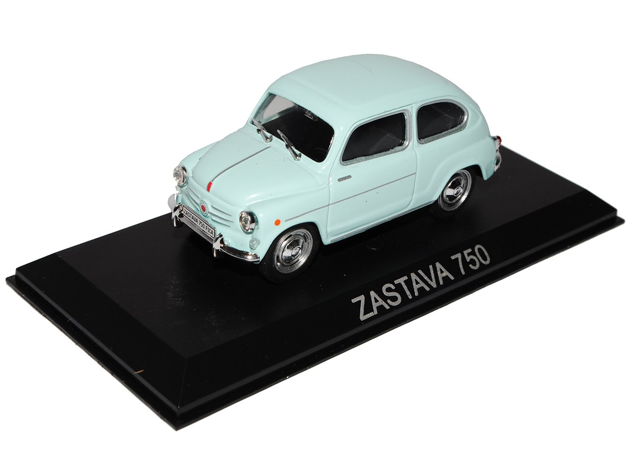Zastava 750 Blue Small Car 1/43 Model Carsonline Model Car